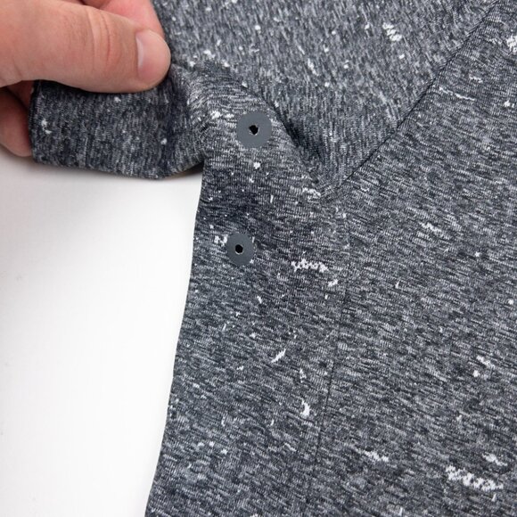 Lululemon Fresh Form T-Shirt Men's Fits Medium Gray Speckled Short Sleeve Gym - Picture 6 of 13